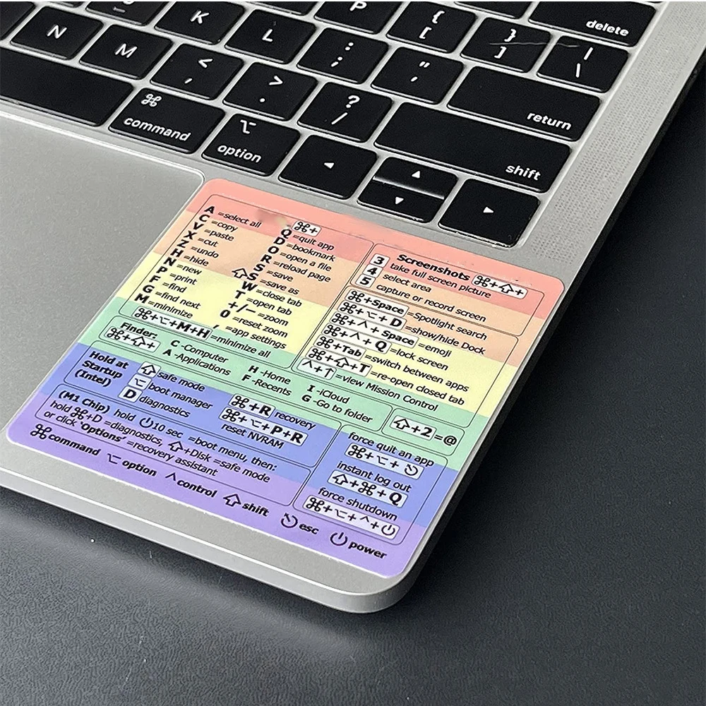 1PC Windows PC Reference Keyboard Shortcut Sticker Adhesive for PC Laptop Desktop for Mac Keyboard Shortcut Sticker Dropshipping