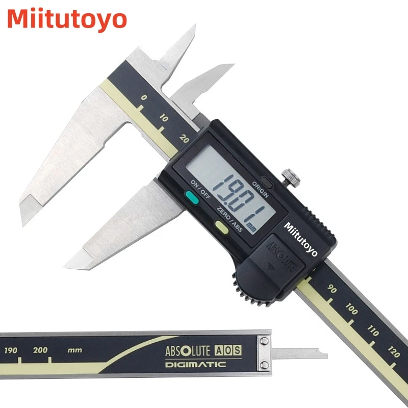 

Miitutoyo LCD Electronic Digital Calipers Vernier Caliper 200mm 300mm 6in 8in 12Inch Woodworking Stainless Steel Measuring Tools