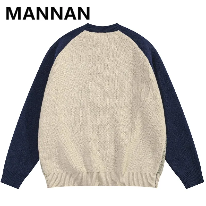 Pullover Hip Hop  Wool Sweater Cotton Hipster Casual Streetwear Vintage 2023 Sweater Men Sweater Autumn Knitted Sweaters