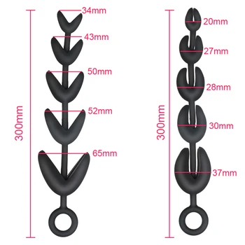 Dildo Vagina Masturbator Dilator Beginner Erotic Toy Sex Toys for Women Men Silicone Anal Bead Butt Plug Goods for Adult 3