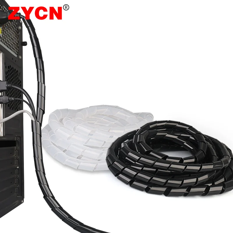 4 มม./5 มม./6 มม./8 มม./10 มม./12 มม.สายไขลานท่อเกลียวห่อสายป้องกันแขน Band ไขลานท่อแขนลวด 1