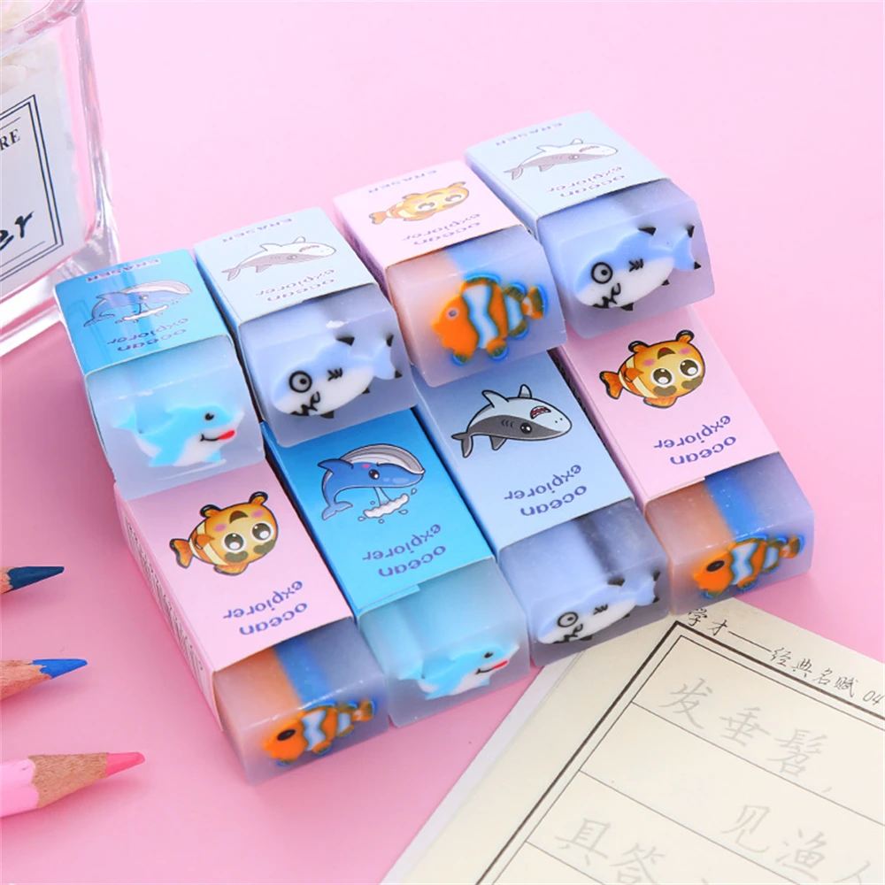 Pencil eraser Sketch Durable Bright Colors Simple Stylish Easy Carry Safety Material