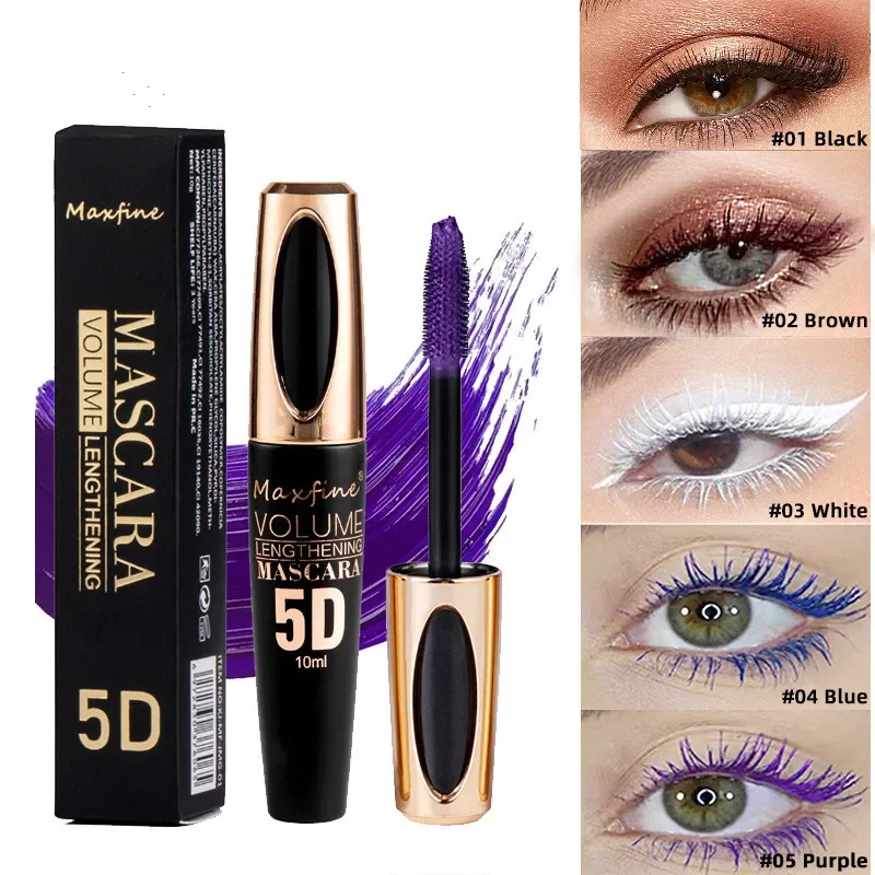 

Colored Mascara Waterproof Non-smudge Eyelashes Lengthening Fine Curls Extension Make-Up Eyelashes Blue Red Purple Black Mascara