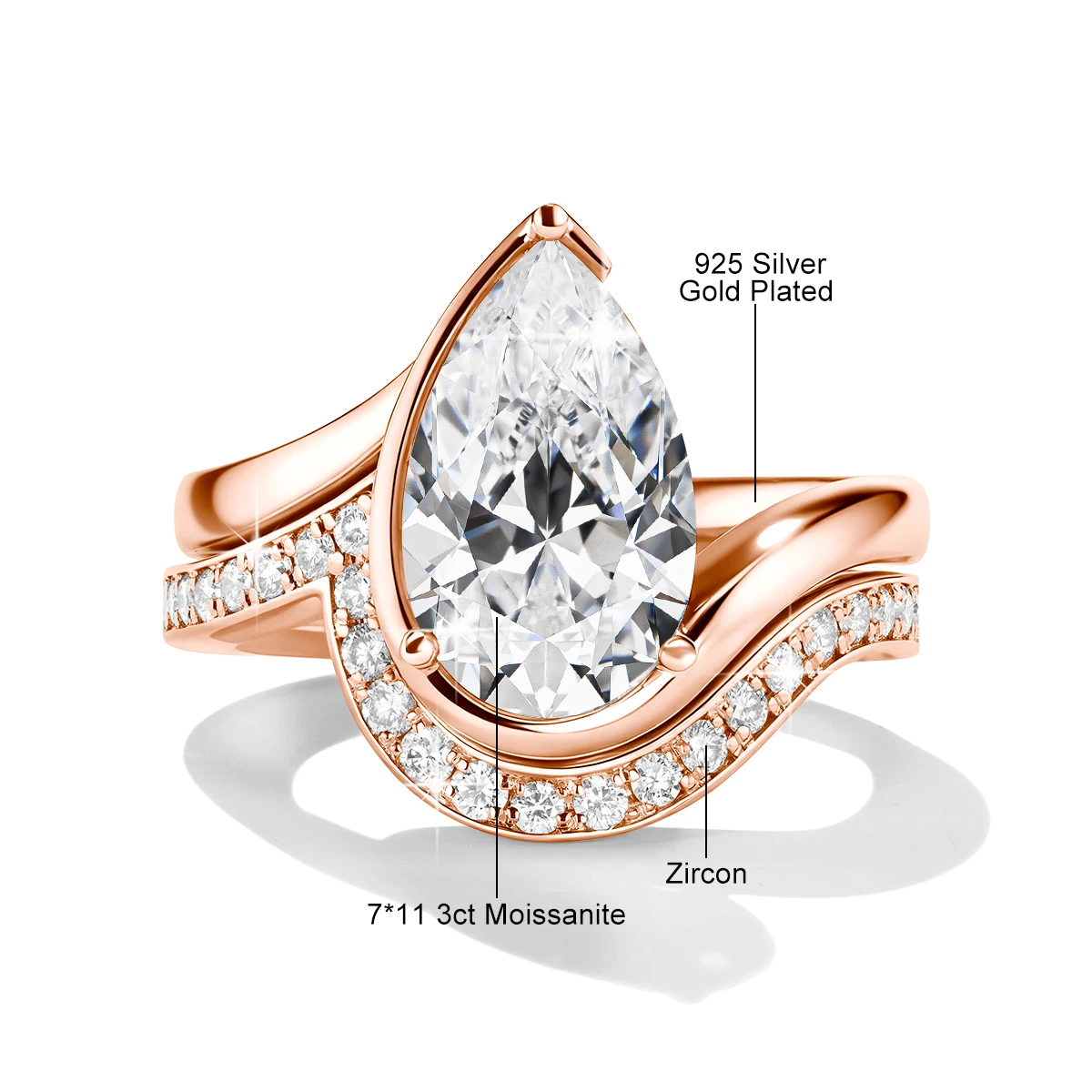 Rose Gold Plated