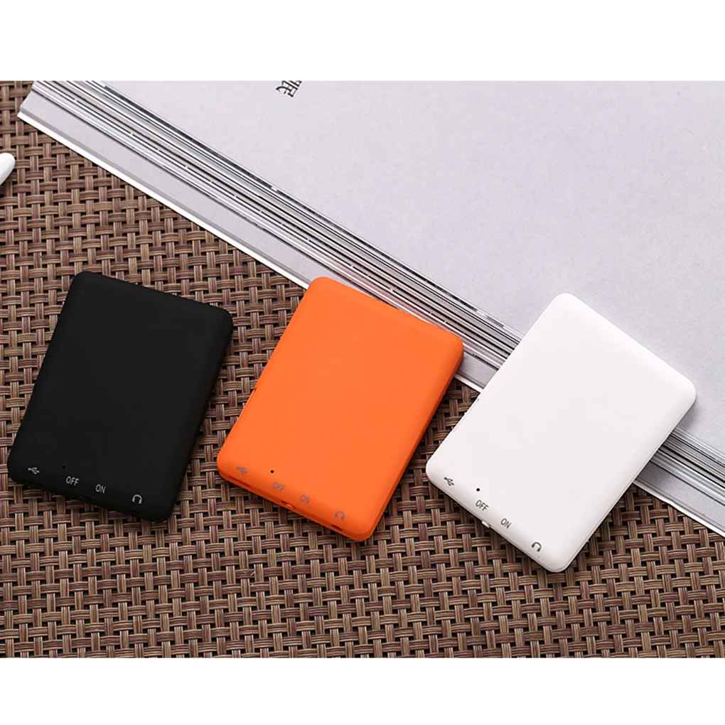 Mini MP3 Player 3.5mm Earphone Port MP4 Player FM Radio Audio Recording Music Playing Device 1.8" TFT Screen