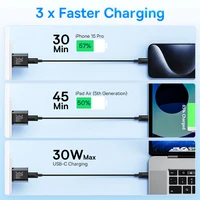 Baseus 30W GaN Charger Phone charger For iPhone 16 15 14 13 12 Pro Max USB C Charger Support PD QC PPS Fast Charging For Laptop - Image 3