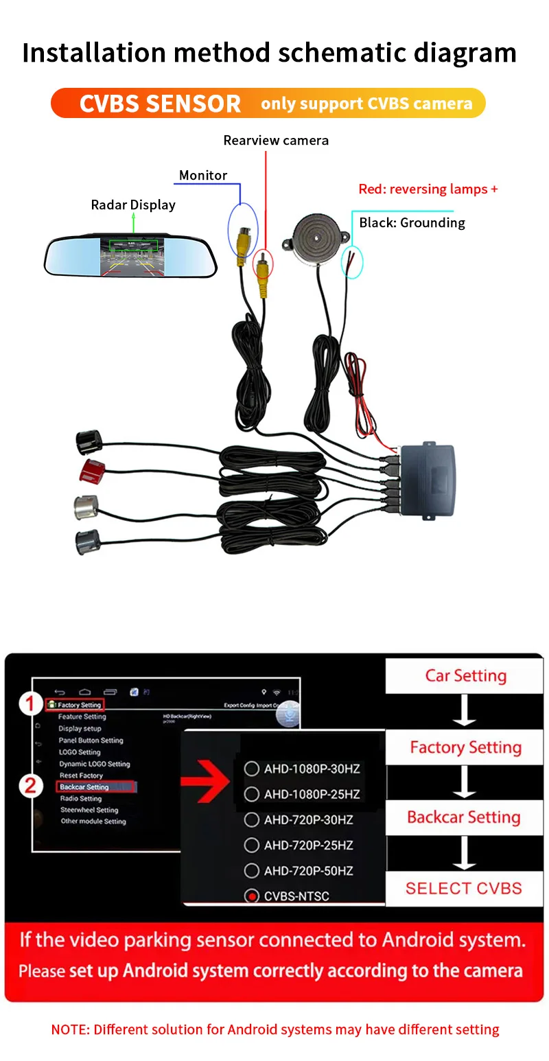 sensor probe installation example