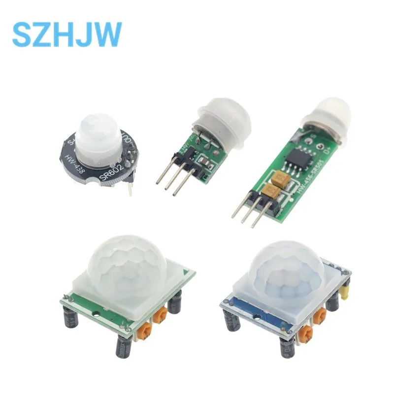 HC-SR501 HC-SR505 AM312 Adjust IR Pyroelectric Infrared Mini PIR module ...