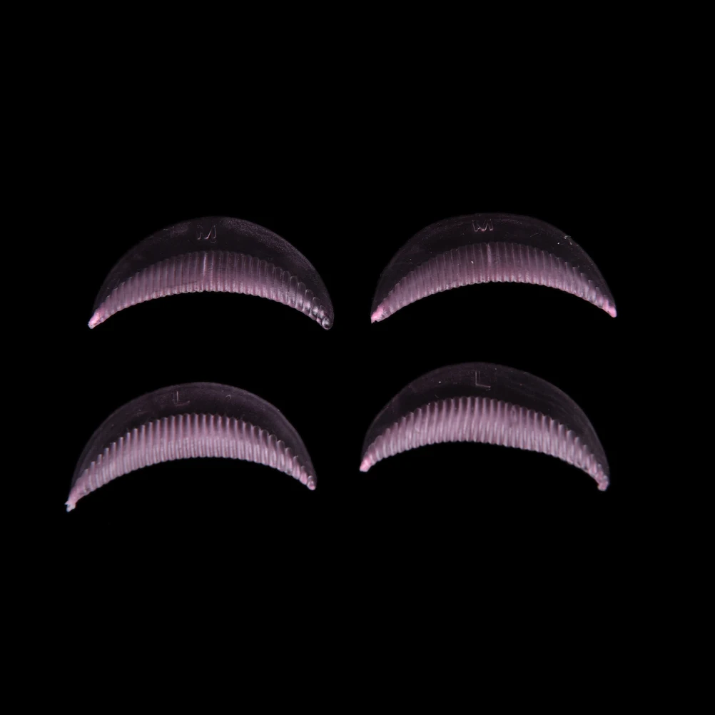 Silicone Eyelash Curler Permanent Perm Curling Root Lifting False Fake Eyelash Shield Pad 5 Pairs
