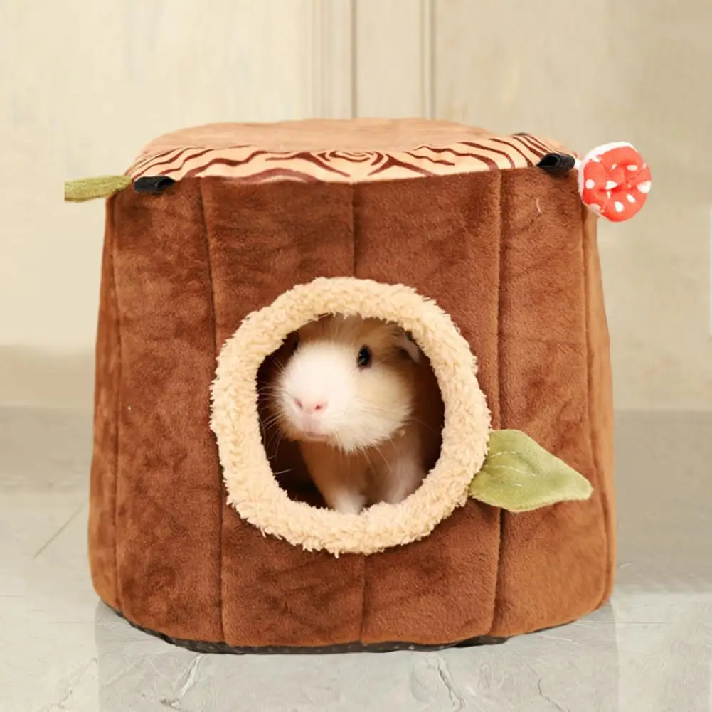 

Cozy Pet House Cozy Hamster Nest with Detachable Mat Spacious Hideaway for Small Pets Warm Washable Bed for Rabbits for Good