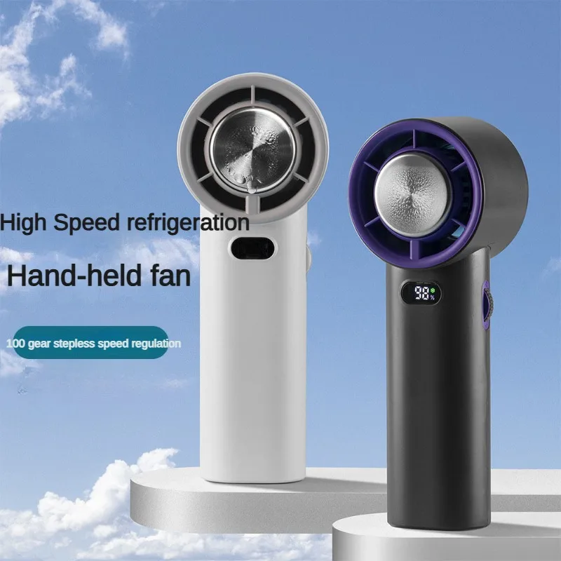

YouPinNew K39 Handheld Small Fan USB Charging Strong Wind Refrigeration Ice Turbo Outdoor Play Desktop Mini Fan