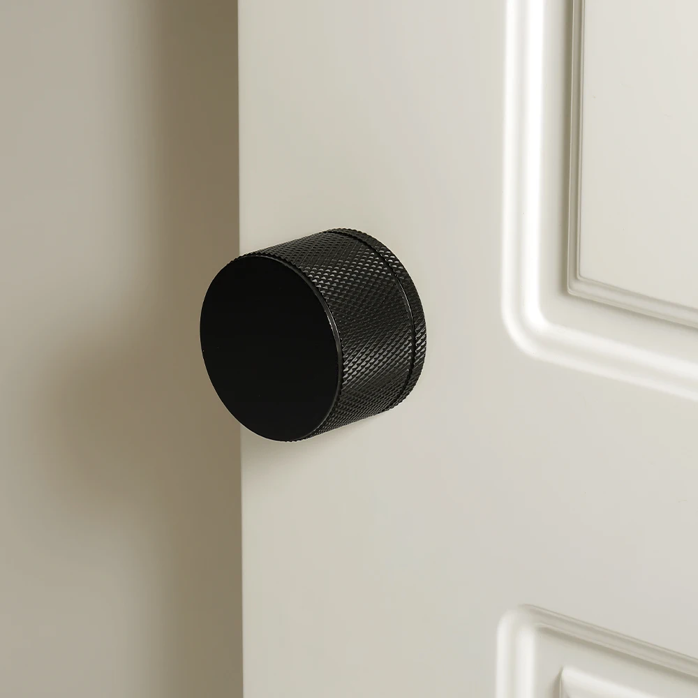 DOOROOM Luxury Invisible Door Lock Two Side Interior Bedroom Door Minimalist Handle Indoor Hidden Lock Secret Round Handle