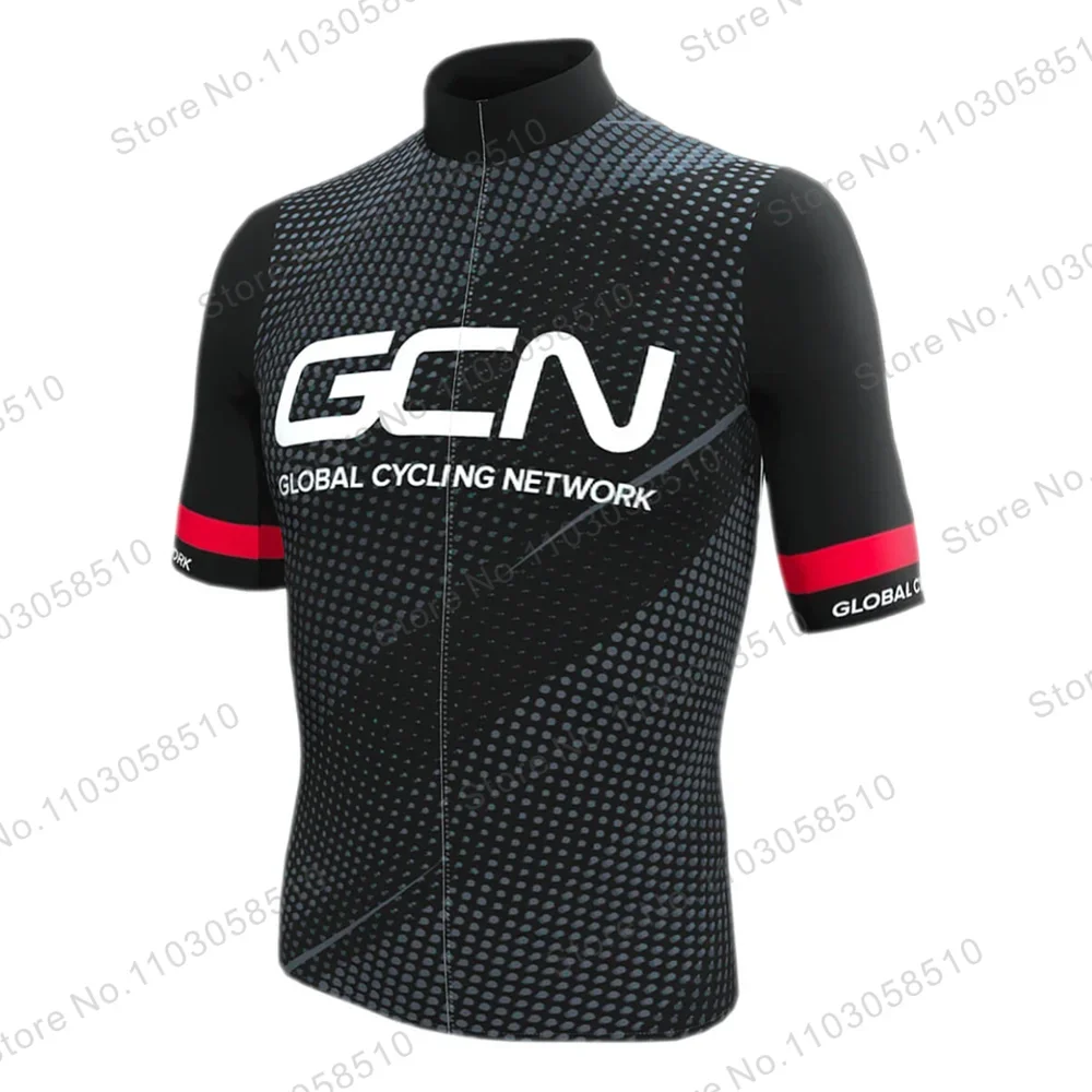 thumbnail image 1 of Conjunto de maillot de ciclismo GCN, uniforme de ciclismo de montaña, ropa de ciclismo de verano, ropa transpirable, camiseta de ciclismo, pantalones con tirantes 2024, 1 of 5