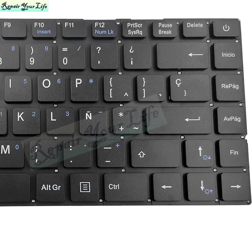 nós espanha latino brasil substituição teclados notebook para ezbook evoo