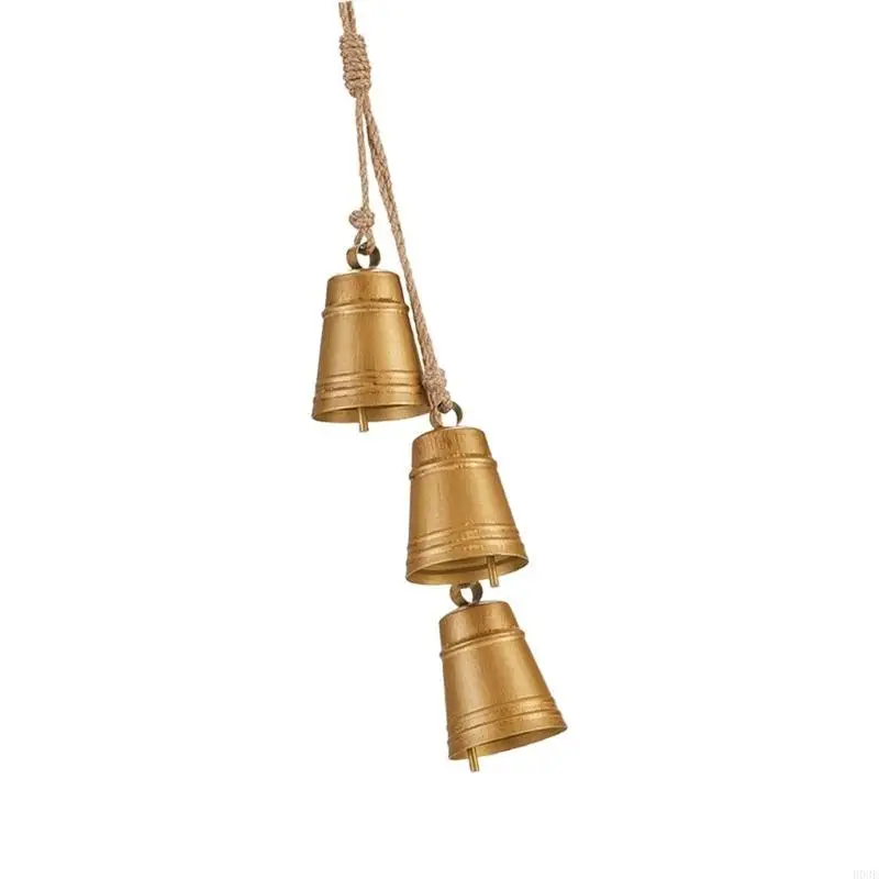 Metall-Weihnachtsglocken-Ornament mit klarem Klang für Party-Feiertagsdekoration B03E – Detail 1