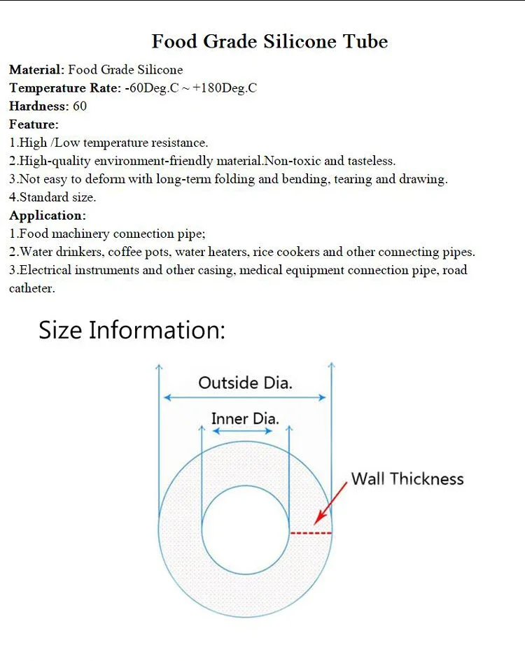 1/5Meter ID 0.5 1 2 3 4 5 6 7 8 9 10mm Food Grade Silicone Rubber Tube Flexible Nontoxic Silicone Pipe Water Connector Clear