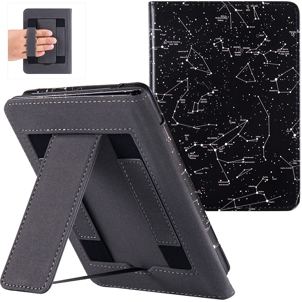 Leather Stand Case para Inkpad Capa de Manga com Alça de Mão Auto Dormir Auto Wake Novo 7.8 Cor pu