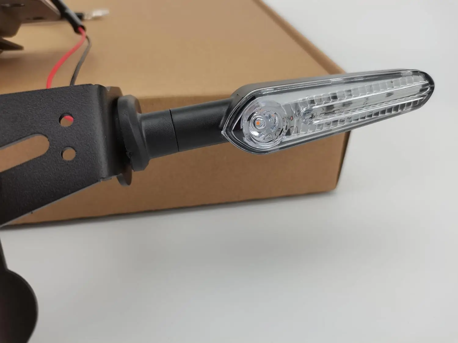 야마하 MT07 FZ07 2013-2025 MT FZ 07용 LED 방향지시등 테일 티디 펜더 제거 키트가 포함된 오토바이 번호판 브래킷