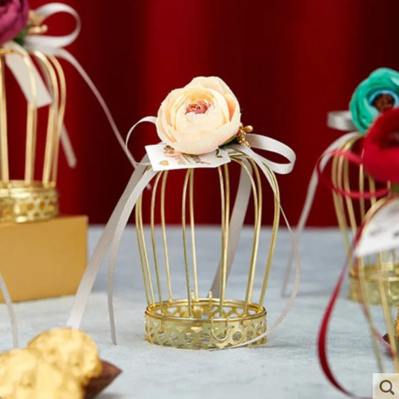 Confezione Regalo Corona Di Nozze Scatola Di Caramelle Gabbia Per Uccelli Scatola Di Caramelle Scatole Di Bomboniere Per Bambini Al Cioccolato Confezi