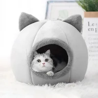 Self-Warming Cat Tent Cave Bed 1
