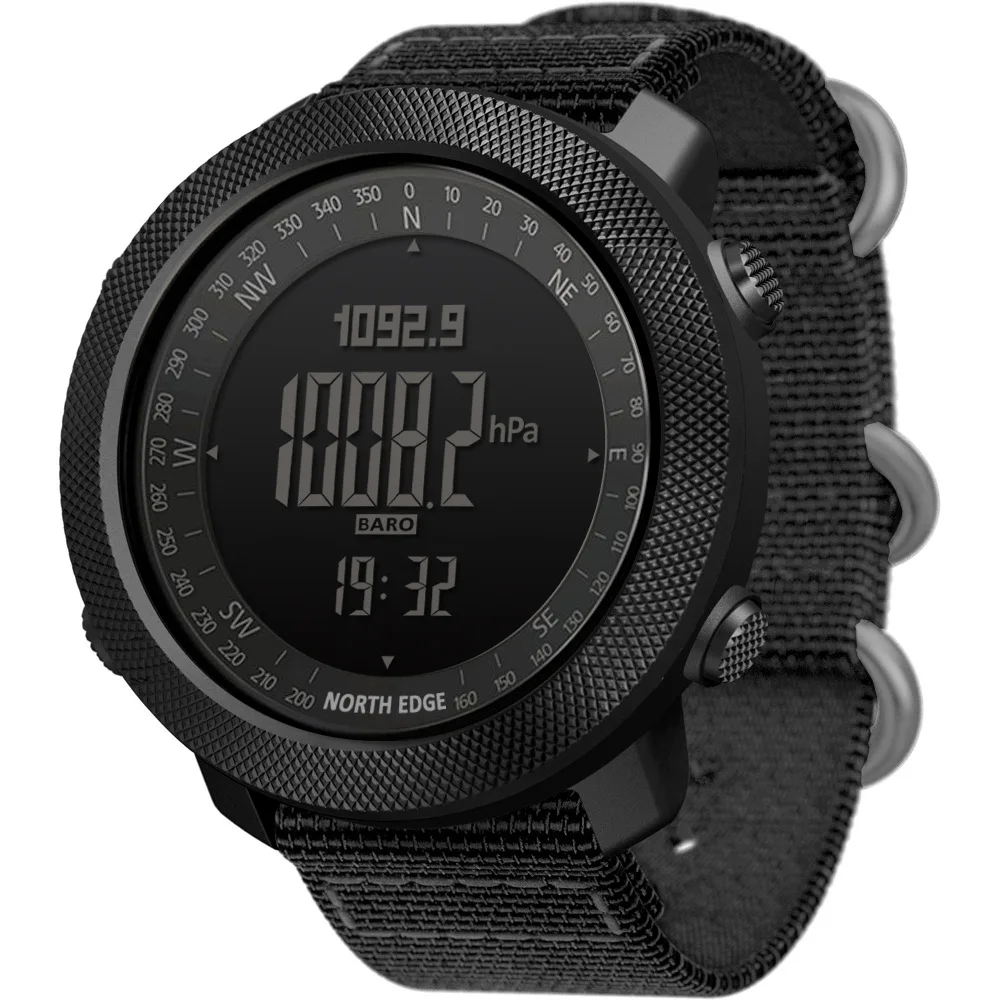 

NORTH EDGE APACHE Outdoor Sports Waterproof Smart Watch Height Pressure Compass Thermometer Multifunctional Mountaineering Wrist