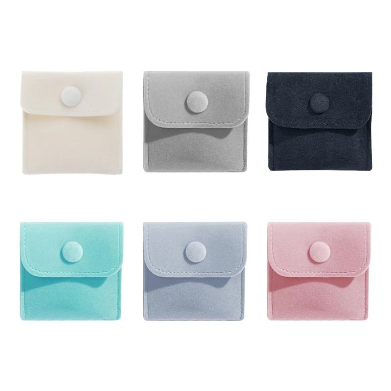 

Portable Soft Bracelet Necklace Gift Bag Lipstick Container Luxury Small Jewelry