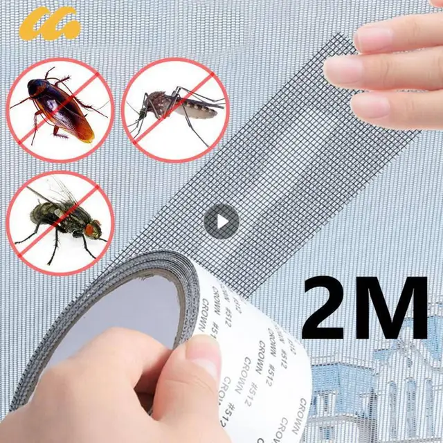 Moustiquaire anti-mouche pour écran de fenêtre, maille adhésive, moustiquaire, insectes volants, rideaux pour fenêtre de cuisine, outil de protection pour la maison 1