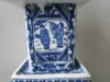 Old Collecting Antique Chinese Blue and White Porcelain Layered Tower Vases 5