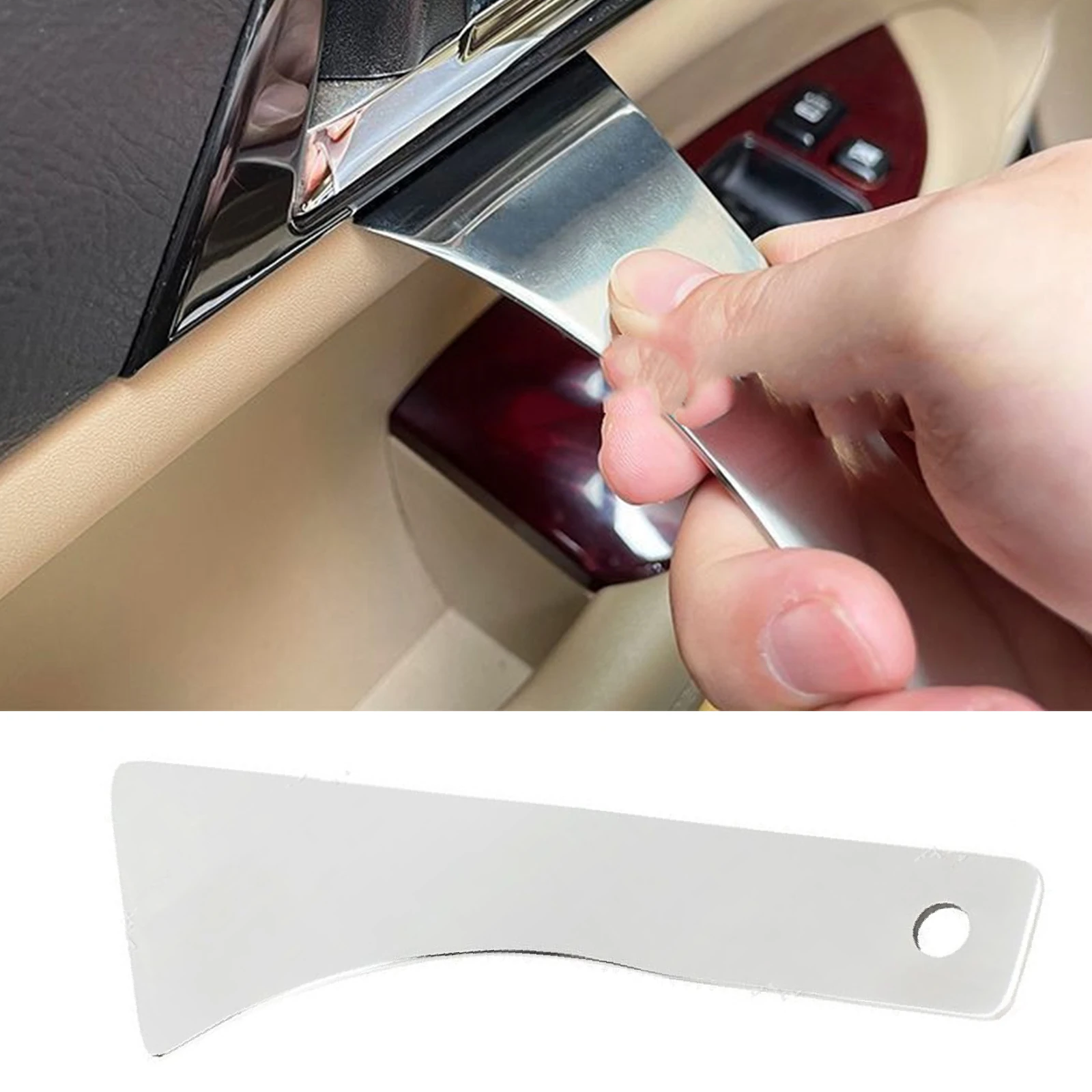 6 Pcs Set Silber Edelstahl Auto Radio Entfernung Werkzeug Auto Tür Clip  Panel Audio Stereo Demontieren Hebel-werkzeug - AliExpress