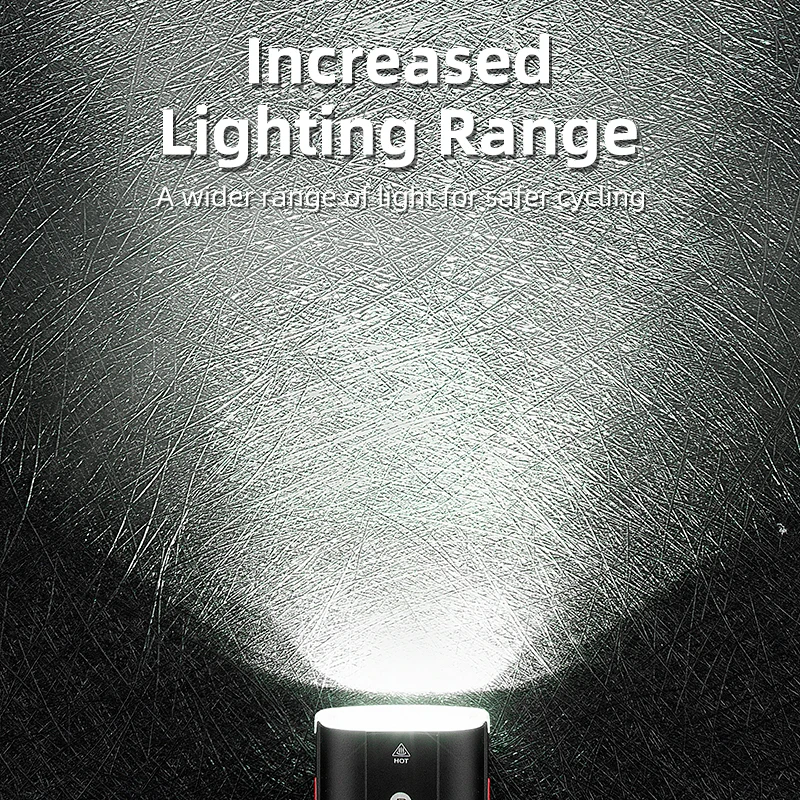 Luce Anteriore Bici LED Impermeabile HYY900 - Torcia Ricaricabile Per Ciclismo - Manubrio