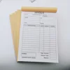 1pc (30 Sets) Handheld 3-Part Carbonless Invoice Book with Yellow & Pink Copies Work Orders Invoice Book for Small Business 4