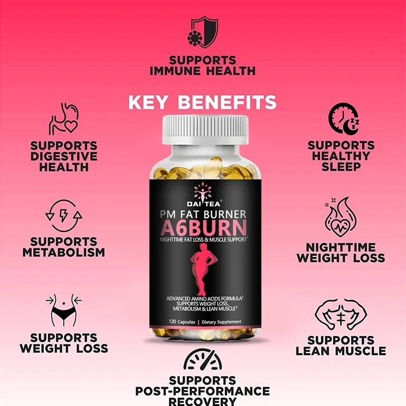 Fat Burner Nighttime Fat Burning Supplement Appetite Suppressant Energy Supplement Premium Weight Management Metabolism