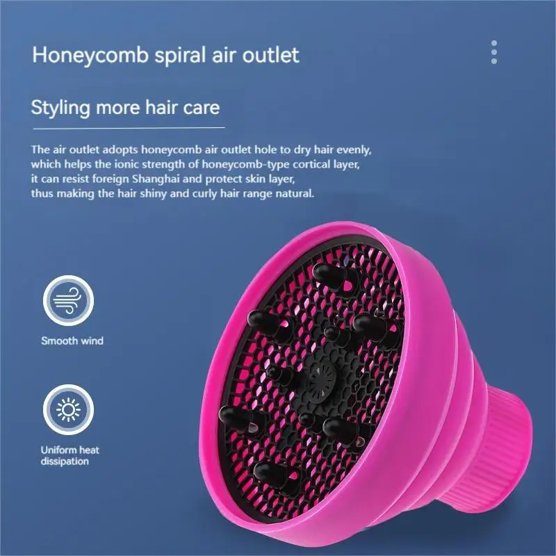 Hair Styling Tool Curl Drying Styling Hood Universal Interface Folding Hood for Barber