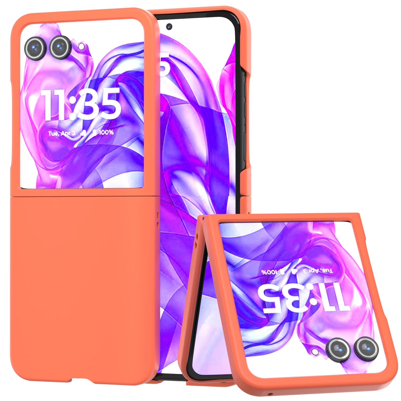 Luxurious Skin Feel Case with Hinge Protection and Anti-Scratch Lightweight Design