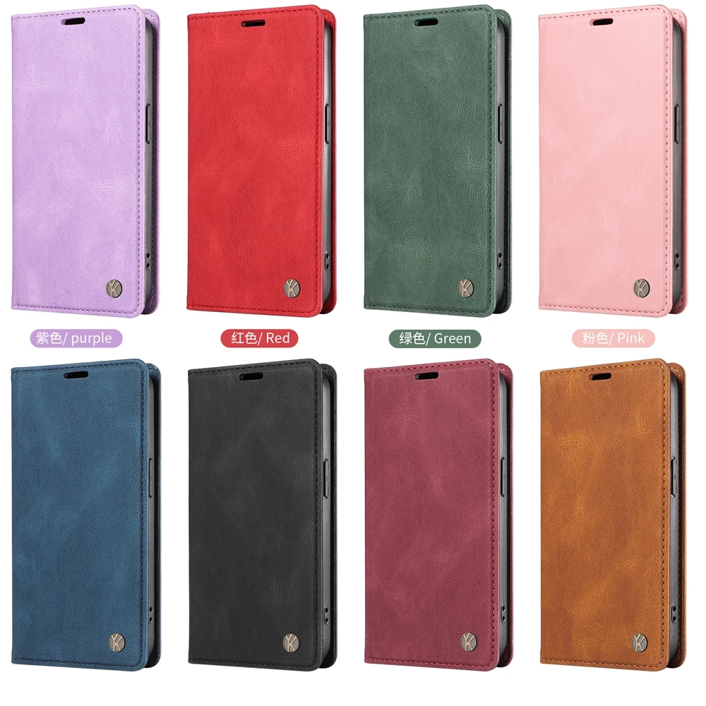 Magnetische Leder Brieftasche Flip-Cover Für Samsung Galaxy A73 A72 A71 A56 A55 A54 A43 A52 A51 A35 A34 A33 A32 A26 A25 A05 A15 A16