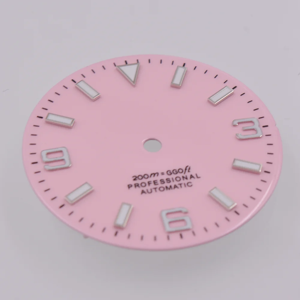 Blue green Luminous 29mm Watch Dial Sterile For NH35 NH36 PT5000 ETA 2824 2836 Miyota 8215 8205 821A DG2813 Movement Accessory
