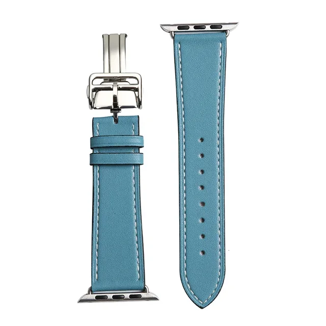 Premium Genuine Leather Watch Strap - Elegant Wristband