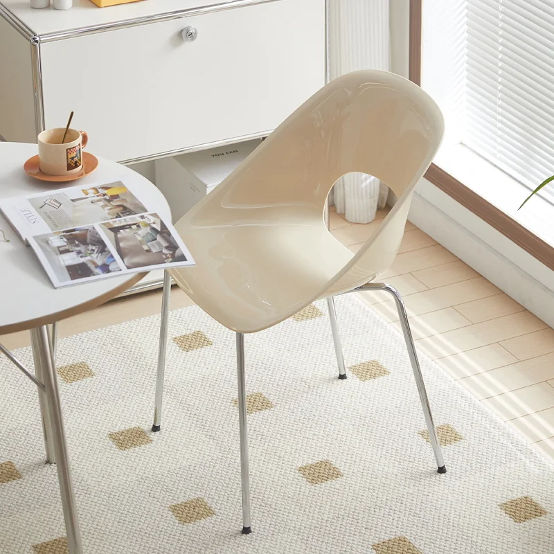 

Nordic Gardens Dining Chairs Dining Room Vanity Modern Designer Balcony Dining Chairs Design Chaises Salle Manger Home Furniture