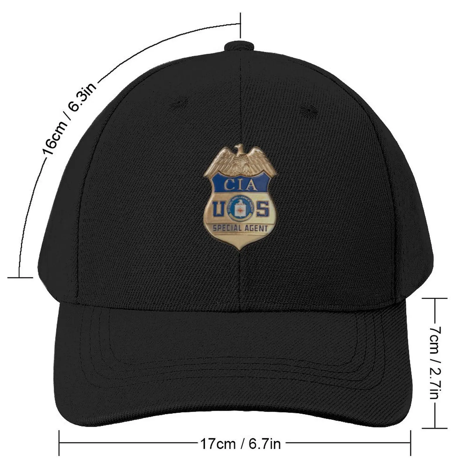 Homens e mulheres UV Protection Baseball Cap, Trucker Hat, agente especial, Solar, Golf, Homem, Mulheres