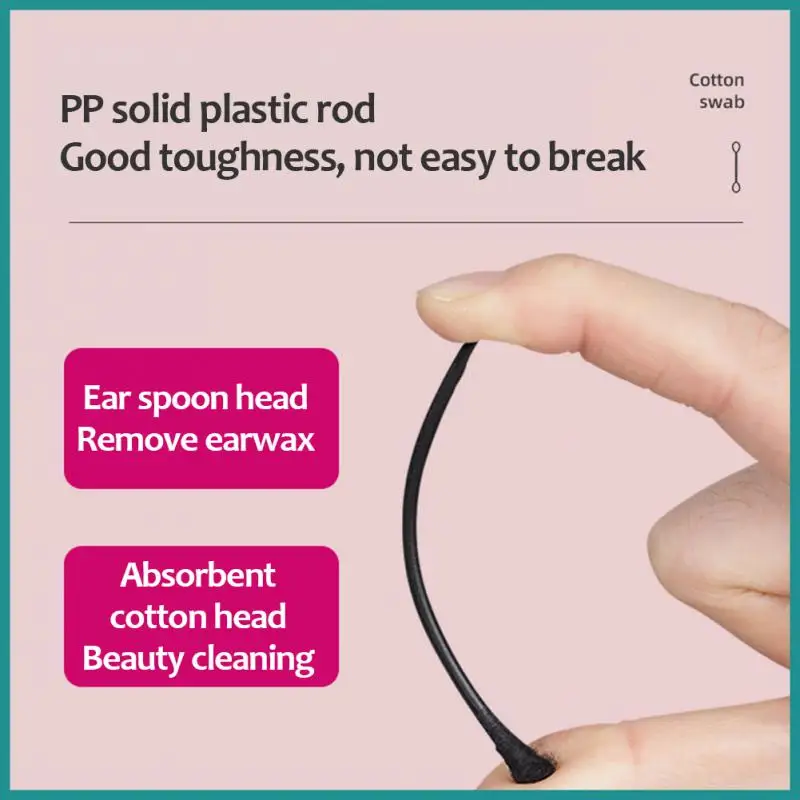 Double Head Cotton Swabs Home Special Booger Ear Children's Cleaning Cotton Swabs Makeup Buds Cleaning Tools