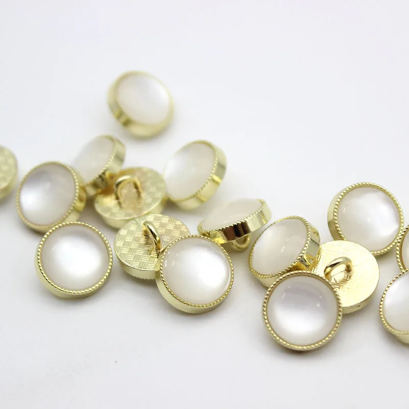 10 Botones Redondos De Resina Vintage 21mm - Para Coser Ropa, Abrigos, Manualidades