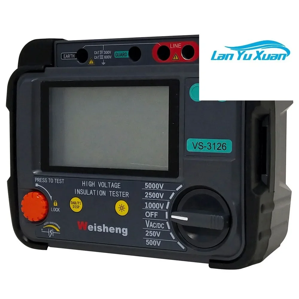 

500 - 5000V Digital Megohmmeter Voltage Tester Ohm Meter Insulation Resistance Tester