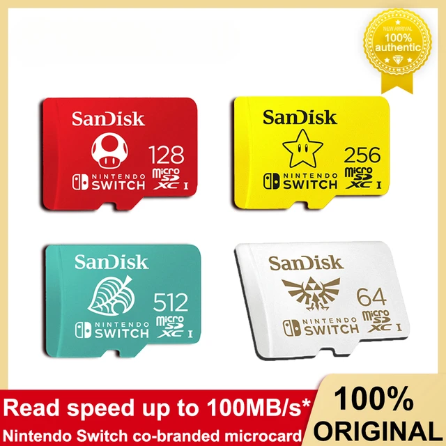 SanDisk-Carte mémoire Micro SD U3 V30 pour Nintendo Switch, 64 Go