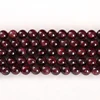 1A Natural Stone Dark Red Garnet Bead Round Loose Spacer 4 6 8 10mm Pick Size For Jewelry Making Diy Necklace Bracelet Accessory 5