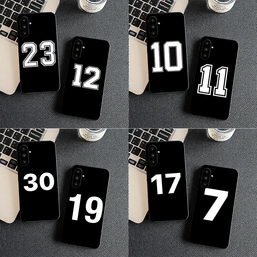 Sports-Themed Lucky Number Phone Case Cover