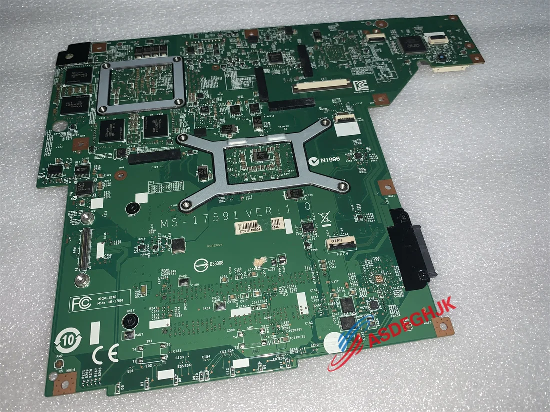 

Б/у оригинальная материнская плата для ноутбука Msi GE70 MS-17591 VER 1,0 с процессором I5 и типом памяти GTX850M ОК