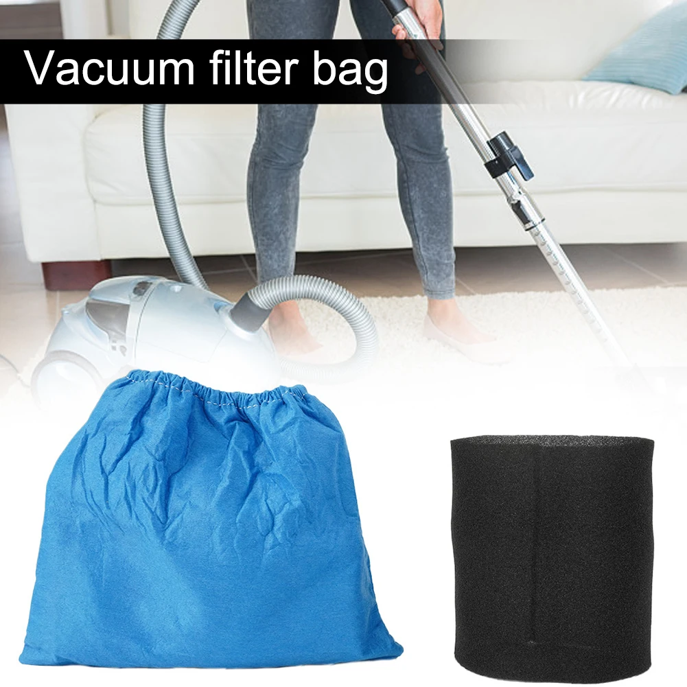  Bolsas de filtro textil Filtro de espuma húmeda y seca Filtro  HEPA apto para aspiradora Karcher MV1 WD1 WD2 WD3 : Hogar y Cocina