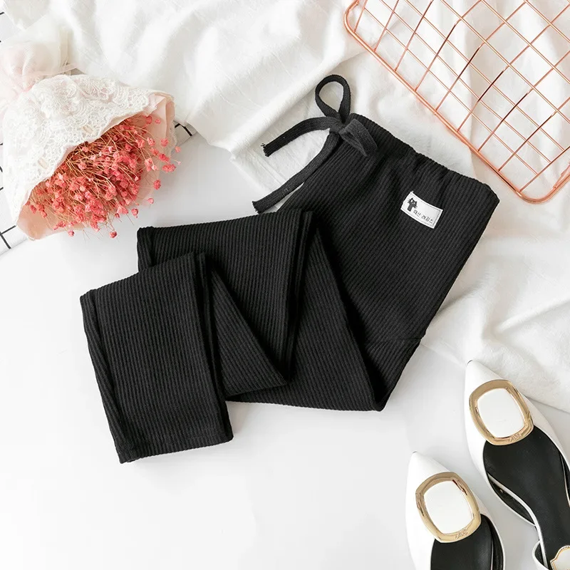 Casual Leggings For Pregnant Women Elastic High Waist Stripes Pants Pregnancy Sports Clothes Maternity Fitness Trousers Skinny 6