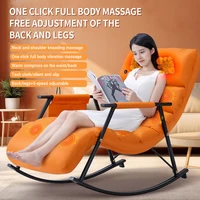 Living Luxury Folding Reclining Chair Balcony Adult Rocking Chair Design Armchair Relax Chair Bed Sun Loungers Sofas furniture 2