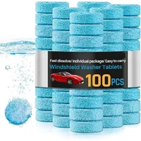 Car Windshield Washer Fluid Concentrated Tablets Solid Effervescent Wiper Tablet for Car Room Kitchen Window Glass Cleaning 1